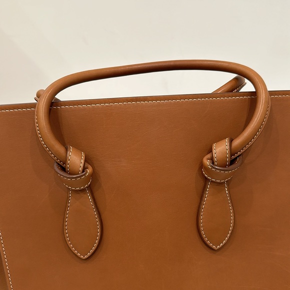 CELINE MINI TIE KNOT TOTE TAN *AUTHENTIC* - Picture 3 of 10